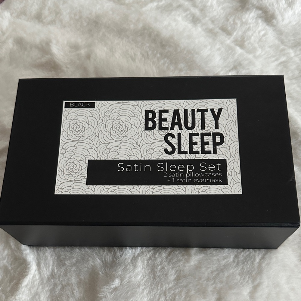 NWT Satin Sleep Set - Black